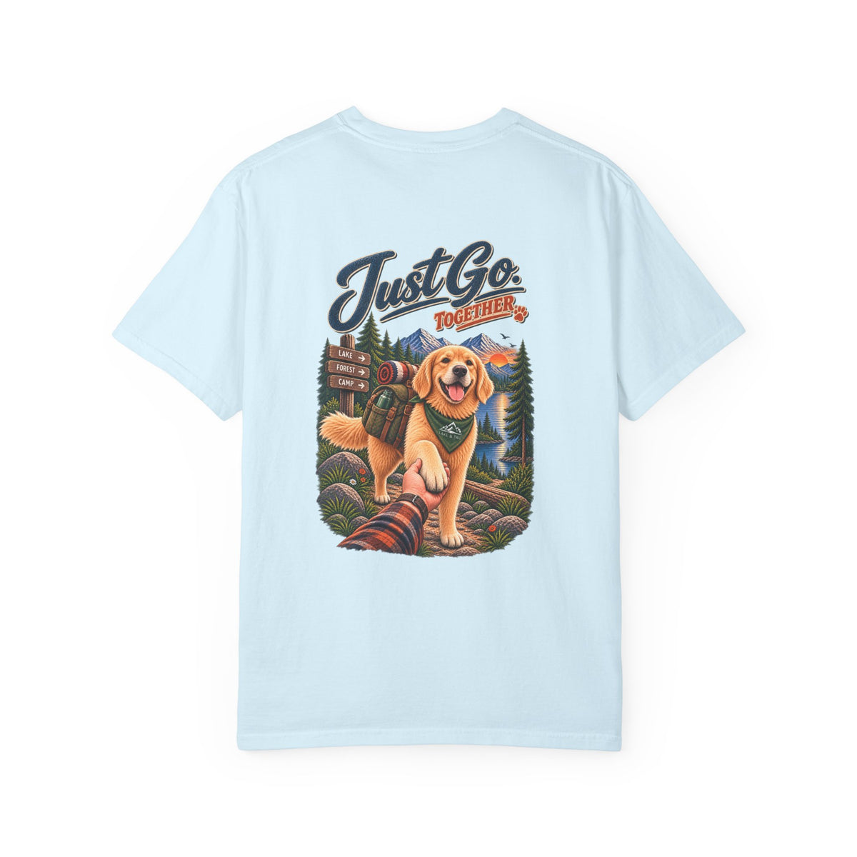 Golden Retriever T-Shirt | Just Go Together | Lake & Tail