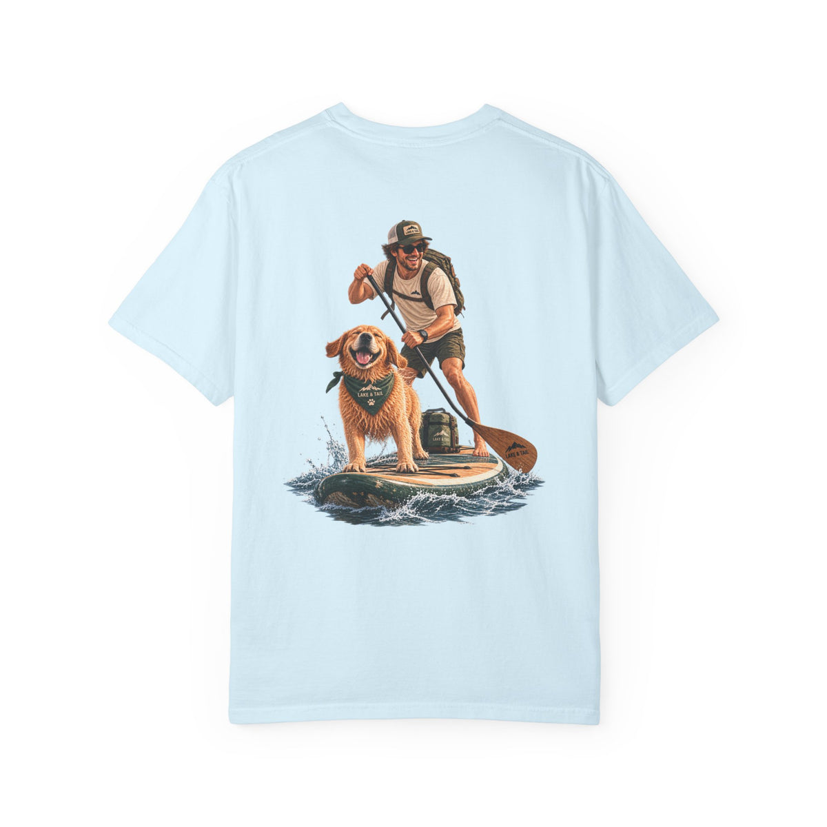 Adventure Together | Golden Retriever Paddle Board T-Shirt
