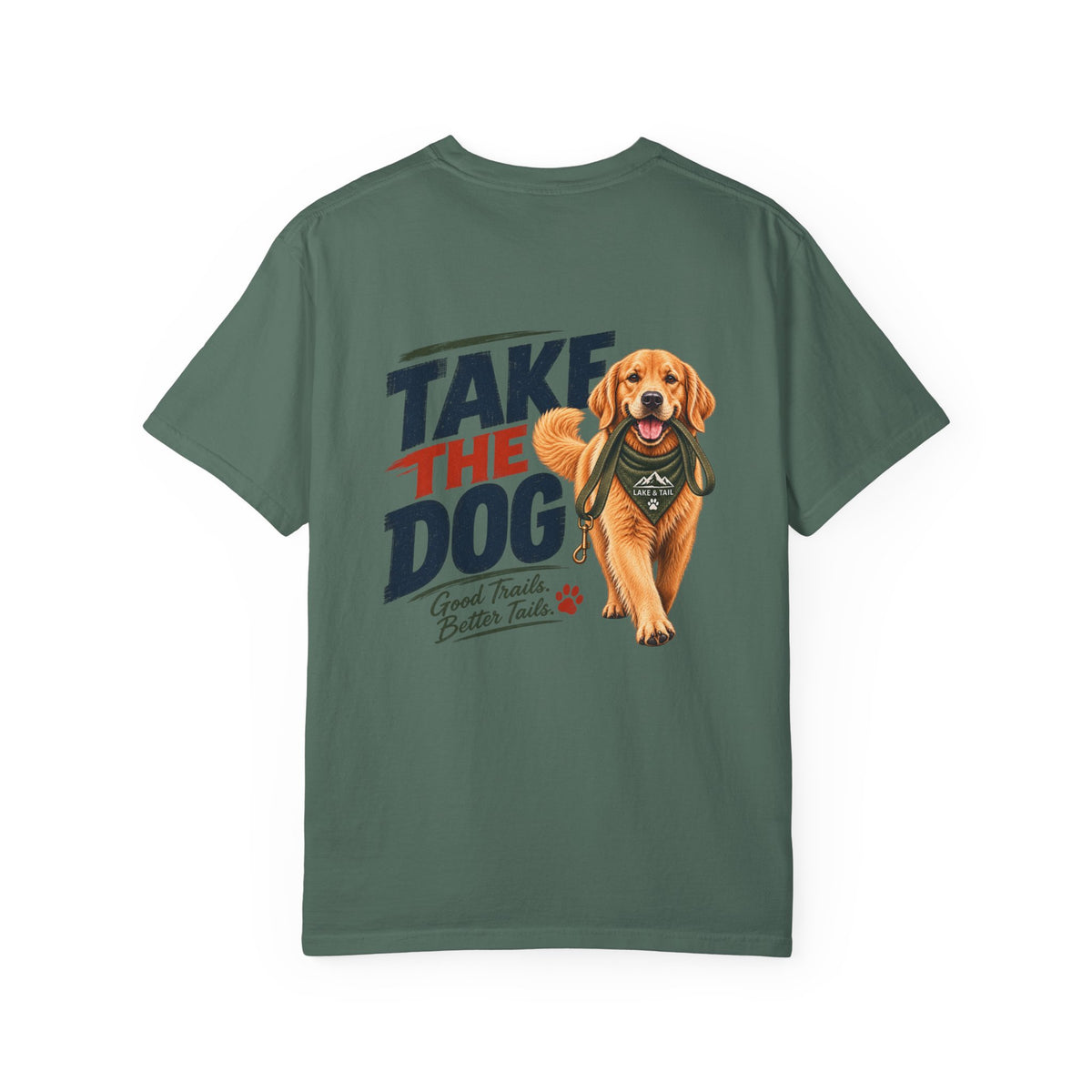 Take the Dog Golden Retriever T-Shirt | Outdoor Dog Lover Shirt