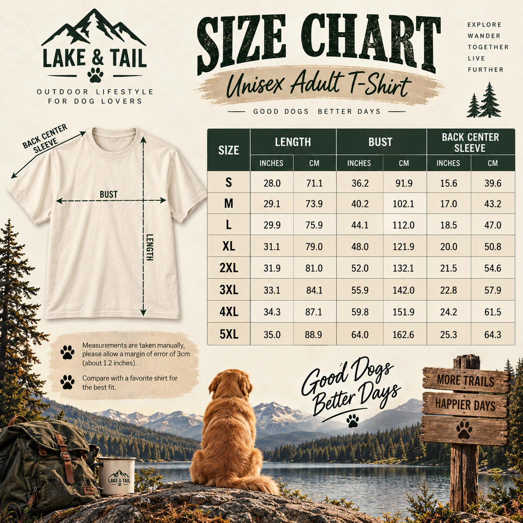 Golden Retriever Road Trip T-Shirt | Take the Long Way Home | Vintage Outdoor Dog Tee