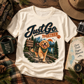 Golden Retriever Hiking T-Shirt | Just Go Together